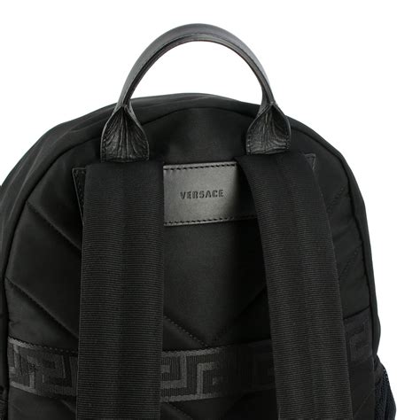 versace man weekend bag|Versace backpacks men's.